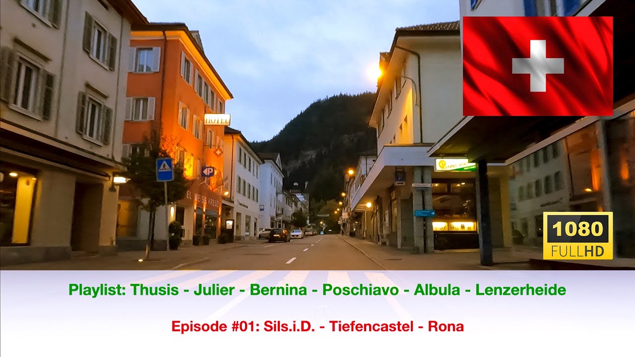 Episode #01, driving Sils i. D. - Tiefencastel - Rona in HD 1080 #besterstern