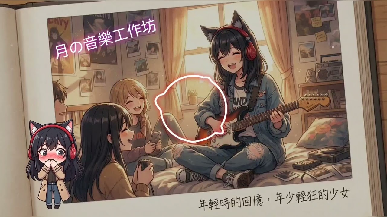 【電子音樂/Electronic Music/Yandere】月&蓮 -《青春》【月の音樂工作坊】