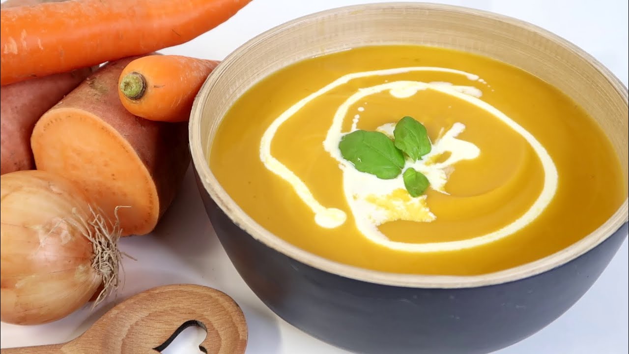 DAS BESTE Rezept für SÜSSKARTOFFELSUPPE mit KOKOSMILCH 🥣 Lecker & einfach 