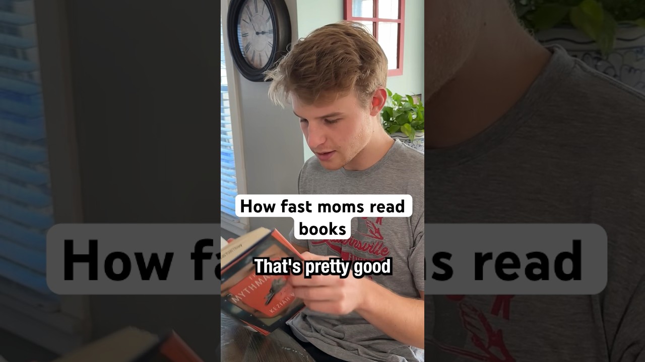 Как быстро мамы читают книги