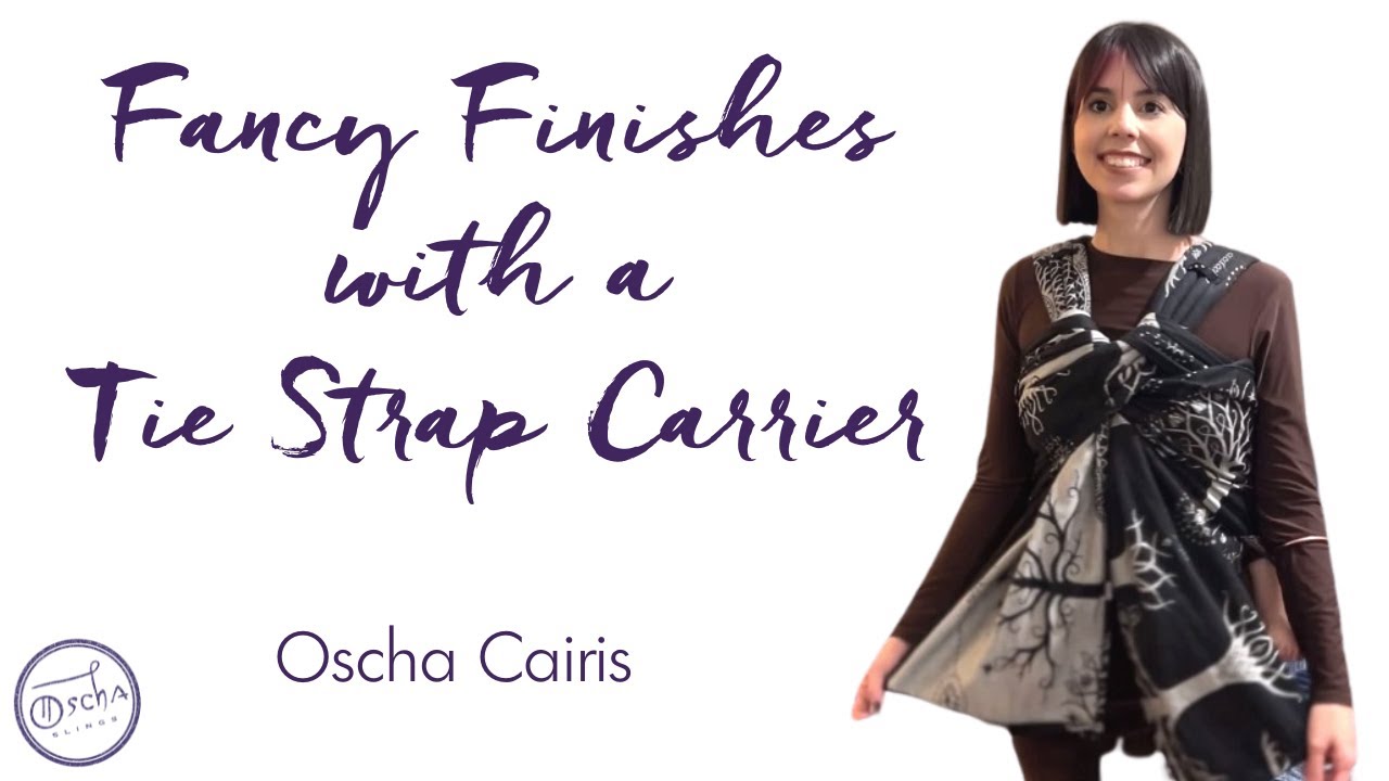 Fancy Finishes with a Tie Strap Baby Carrier | Half Buckle | Meh Dai | Oscha CAIRIS