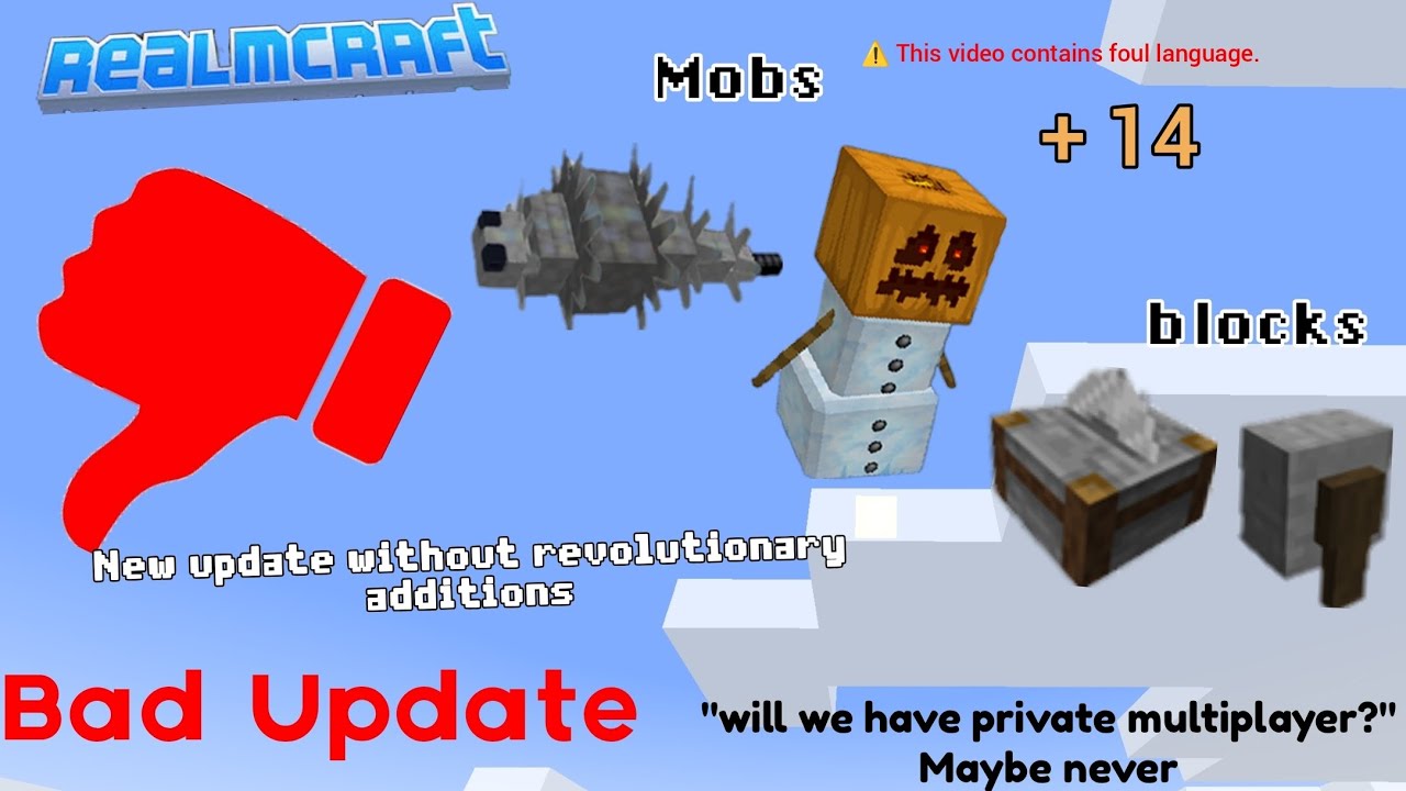 НОВОЕ УЖАСНОЕ ОБНОВЛЕНИЕ REALMCRAFT - 6.5.0