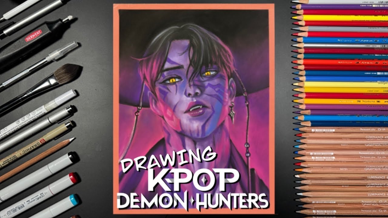 Drawing Demon Hunters K Pop