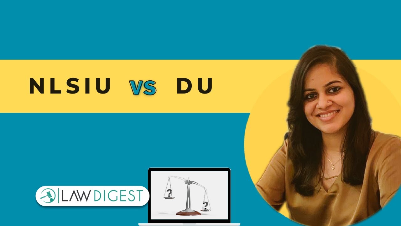 NLSIU vs DU | 3 year LLB