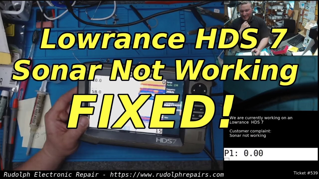 Lowrance HDS7 - Сонар не работает - ИСПРАВЛЕНО!