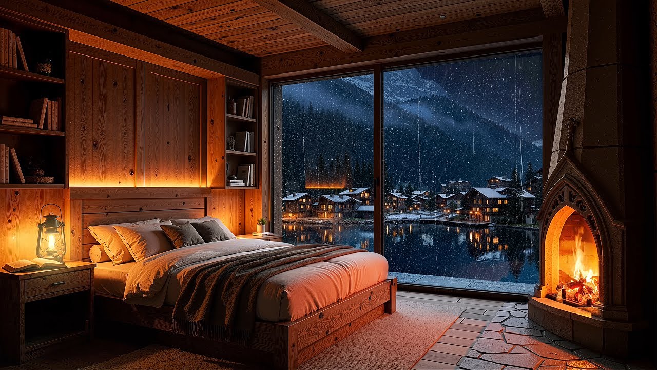 Pure Relaxation: Cozy Rain Loop No Interruption 💆‍♂️🏠