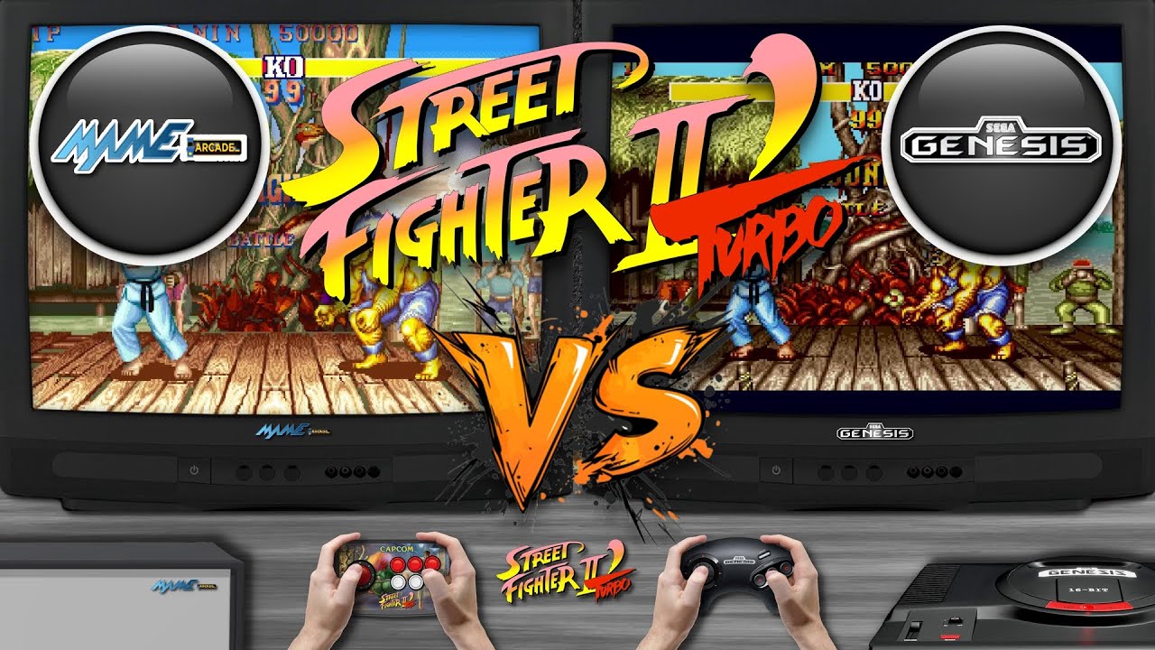 Street Fighter II: Turbo Hyper Fighting 🎮 Arcade vs Sega Genesis | Side-by-Side Comparison