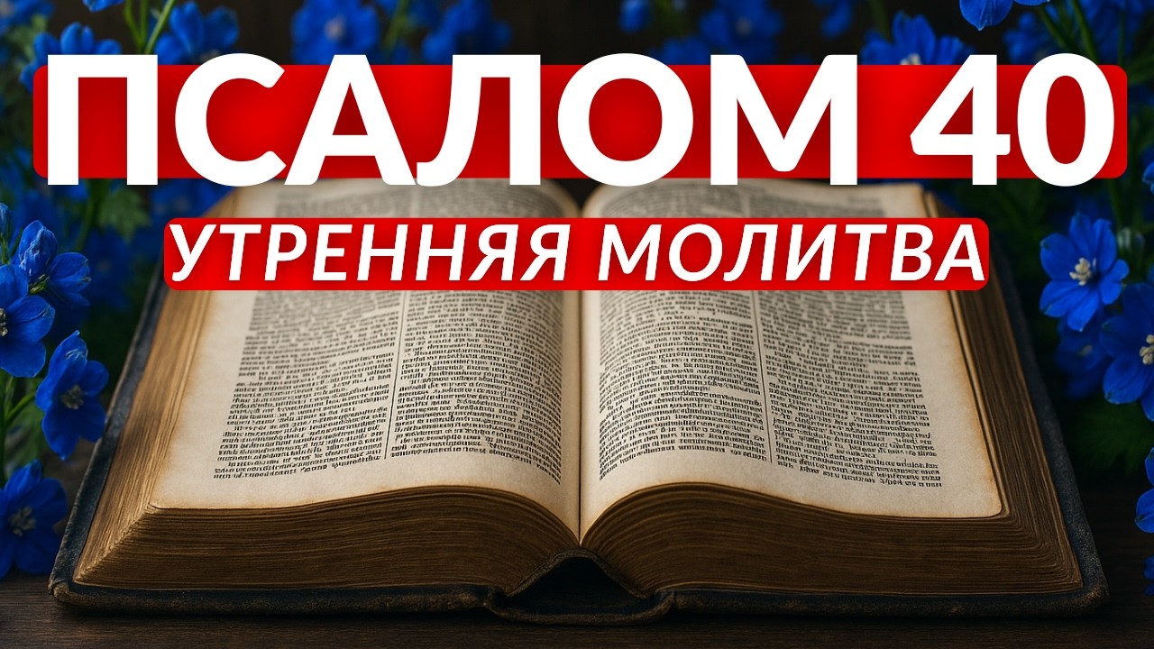 ПСАЛОМ 40 | Когда болезнь, предательство и враги окружают тебя | Утренняя молитва