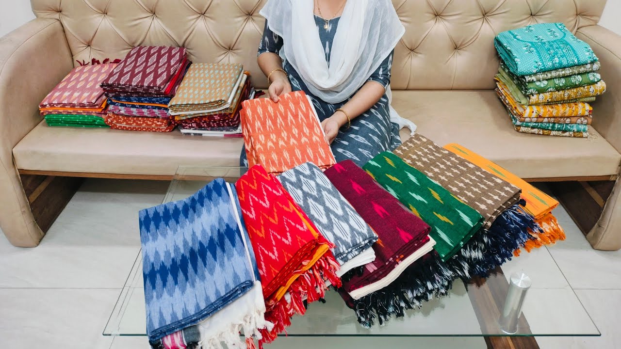 🌹8341904104🌹Pure cotton pochampally ikkath dress materials with free shipping 💐 🙏🛍️🎉