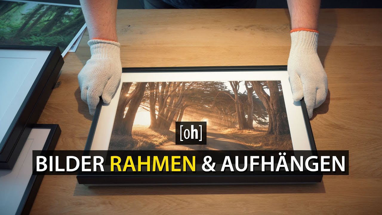 Bilder Rahmen und aufhängen - magnetische Rahmen von Halbe