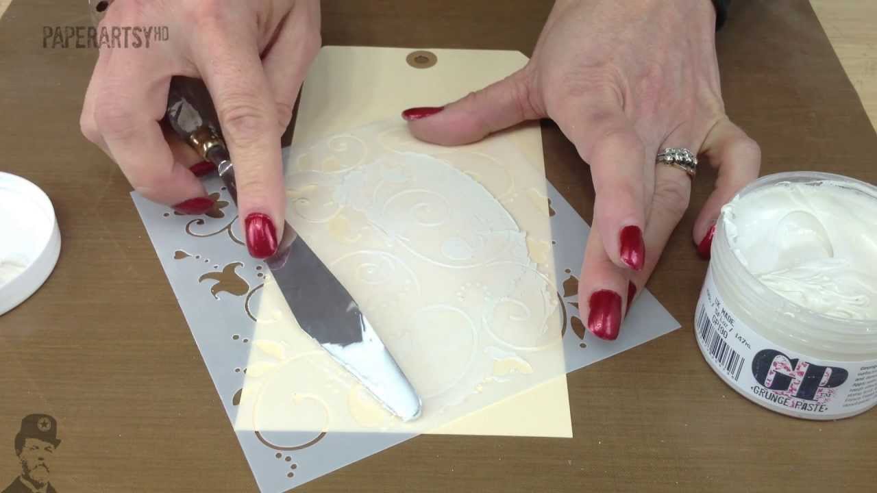 Grunge Paste 101 An Introduction to PaperArtsy Grunge Paste