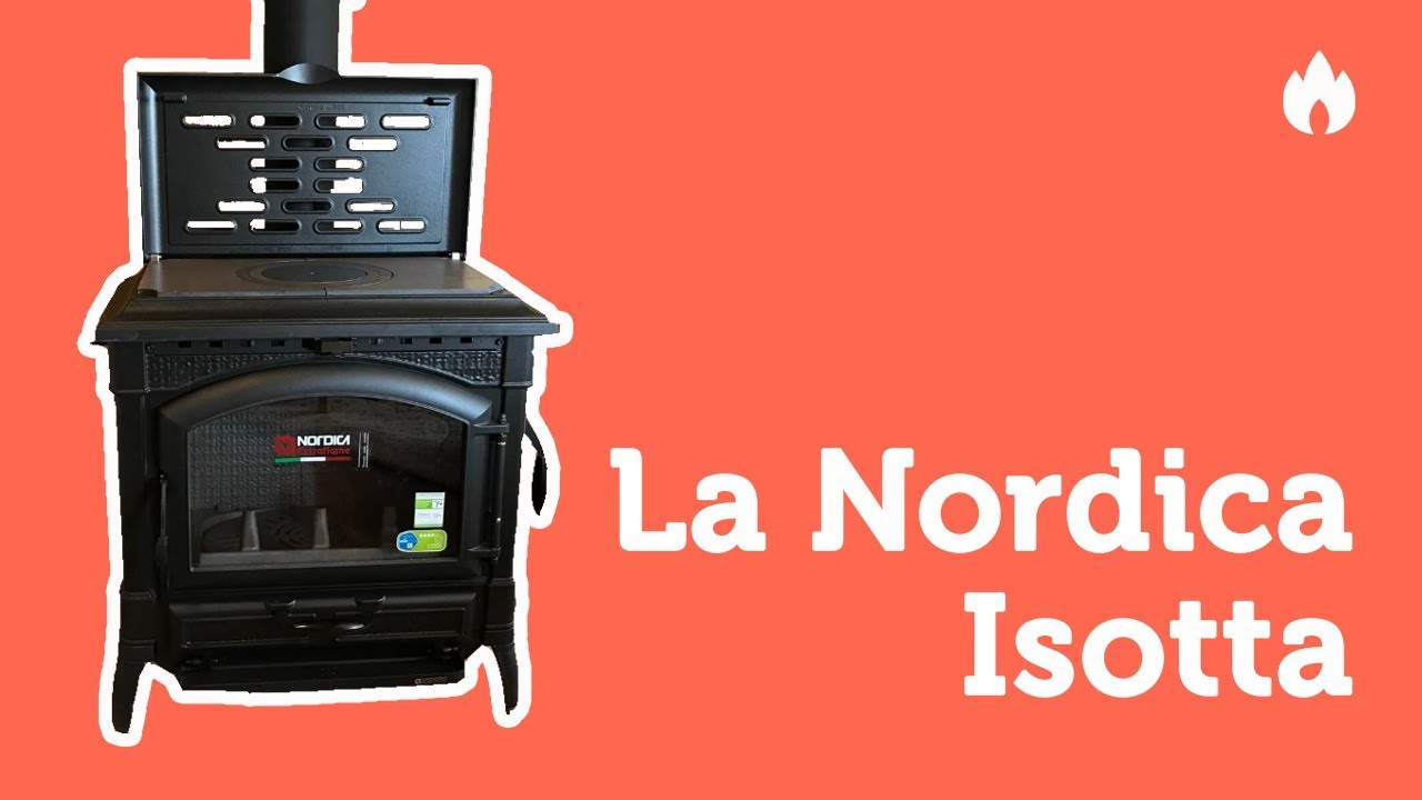 Видеообзор - отопительно варочная печь Nordica Isotta...