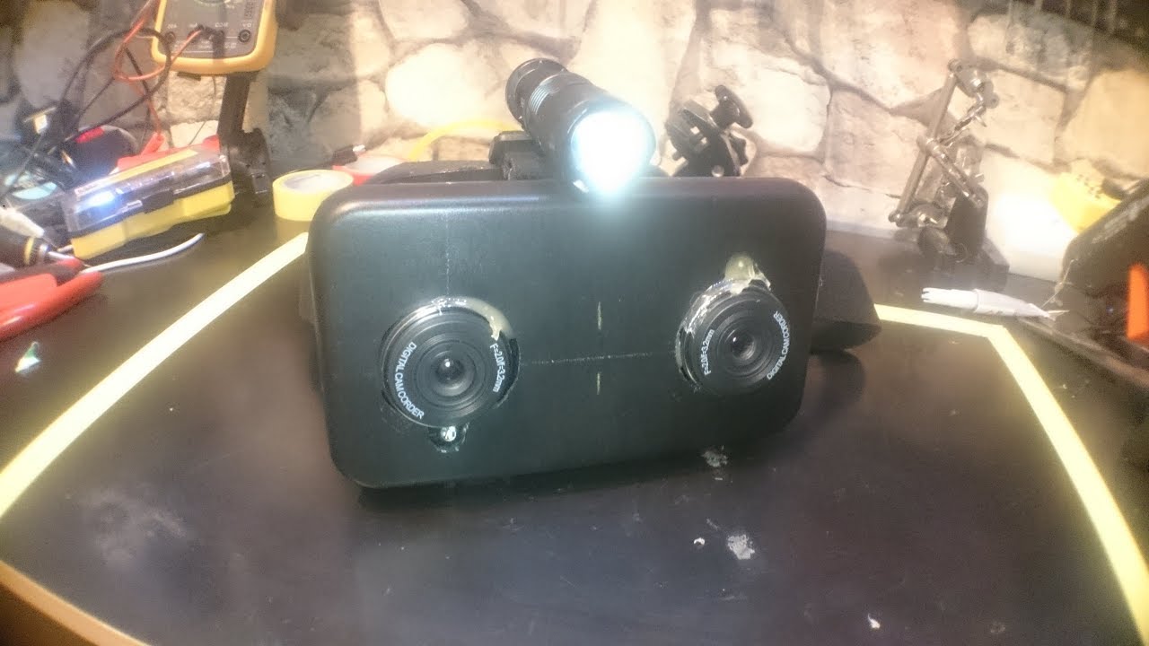 DIY IR Dual Night Vision Goggles- Super easy and cheap (under 30$)