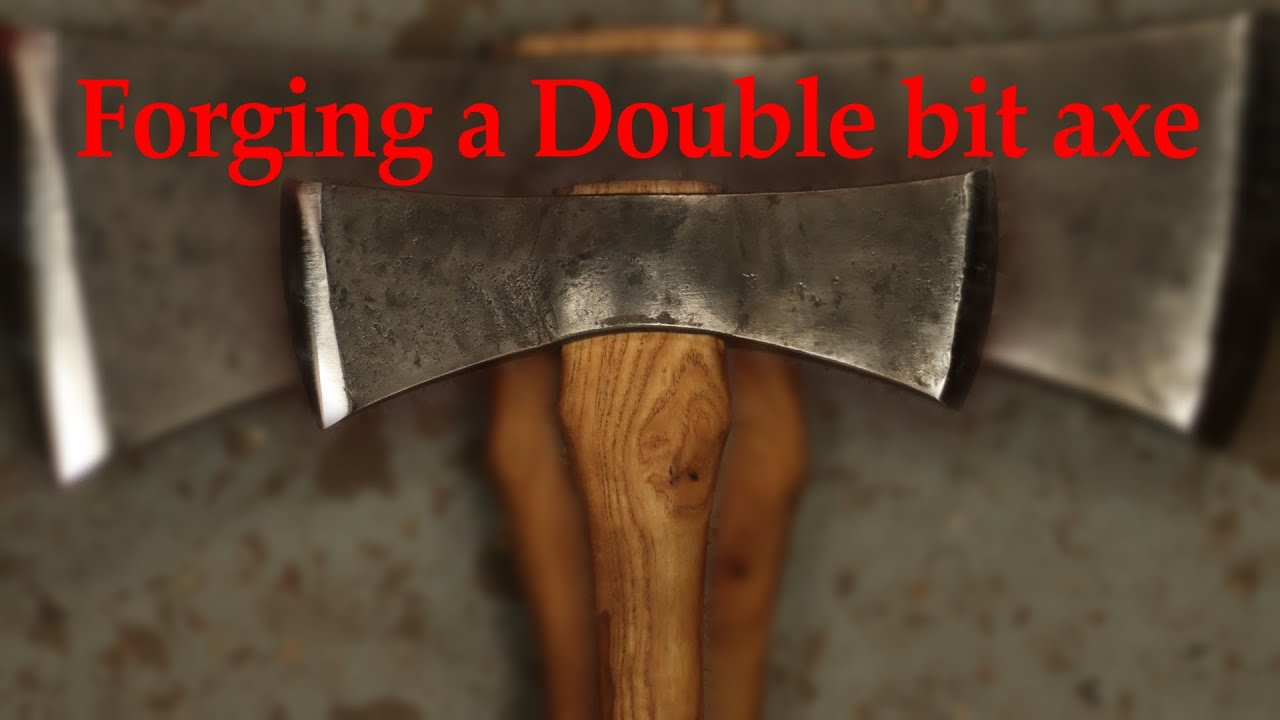 Forging a 3.5LB Double Bit axe - a Full time Toolmakers First Attempt.