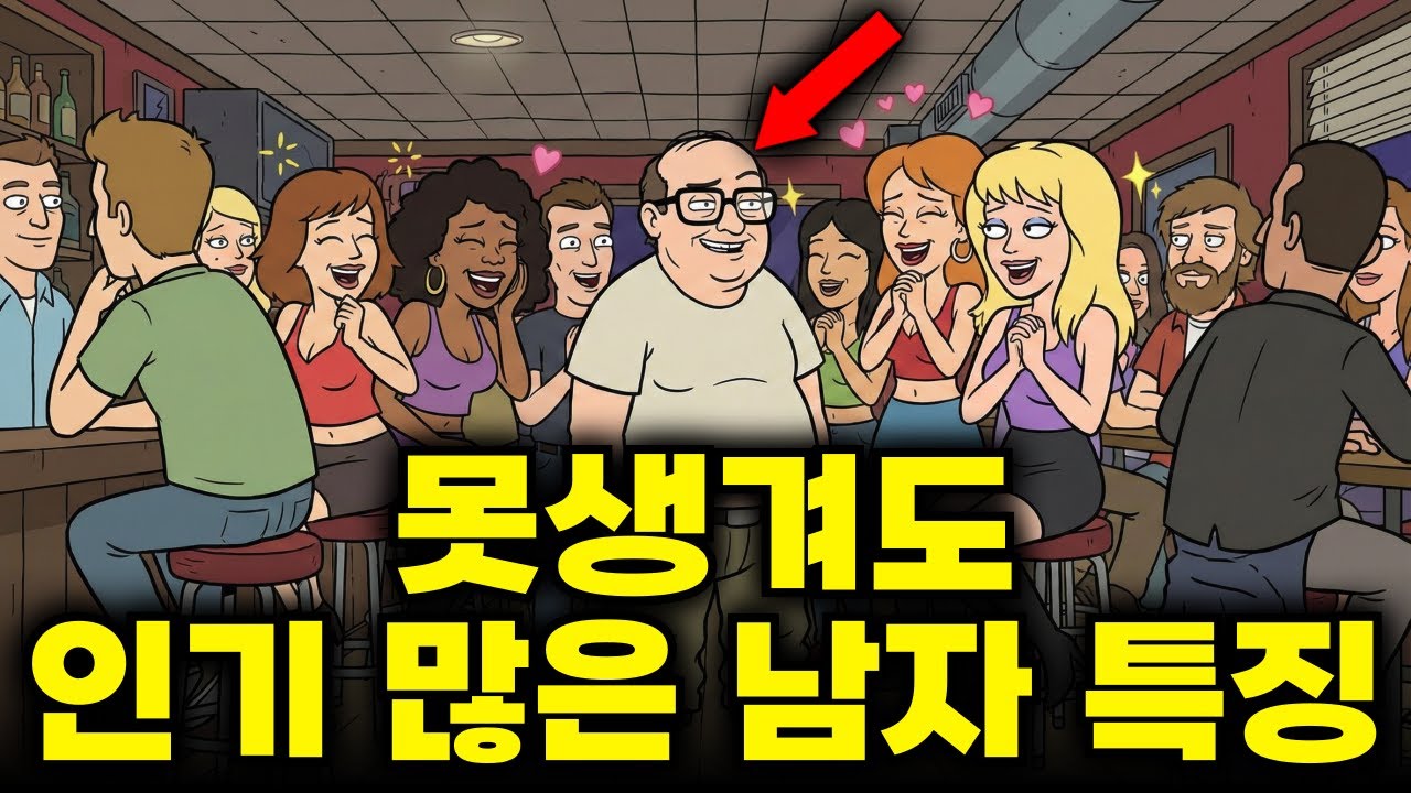 남자들 꼭 보세요. 잘생기지 않았는데 인기 많은 남자들의 공통점