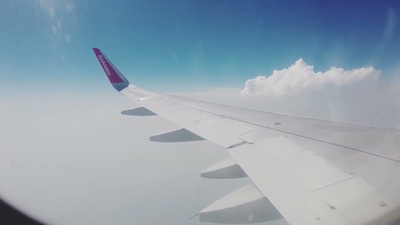Air Arabia A320 flight from abudhabi to kathmandu, flight before the storm,