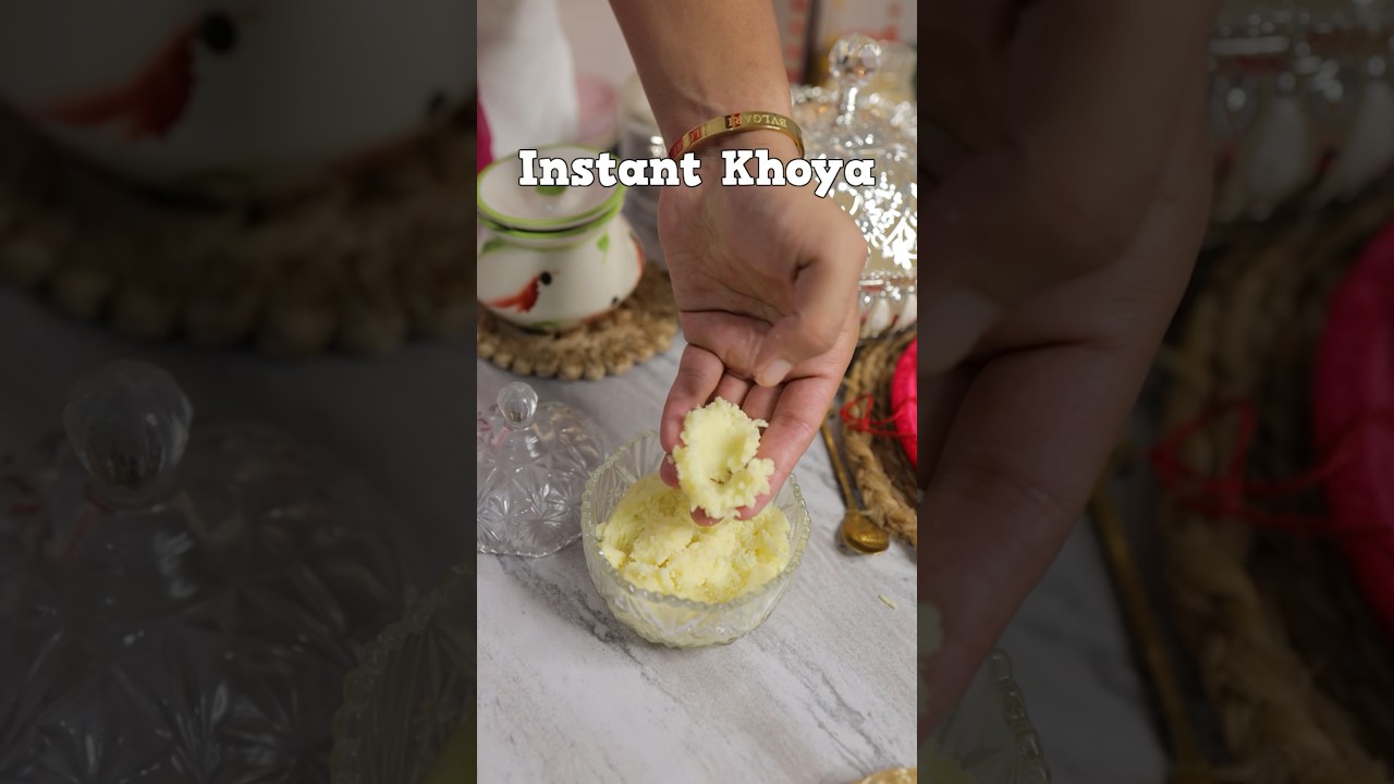 Instant Khoya/mawa Recipe 😍 full recipe is pinned in comments #recipe #shorts #fun #food #viral