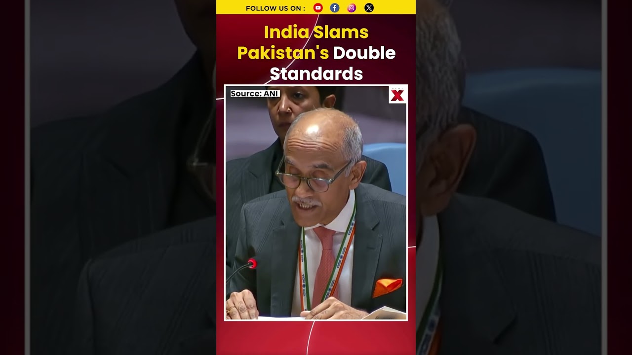 #mustwatch India Slams Pakistan's Double Standards At UN, Calls Out Hypocrisy On Global Stage