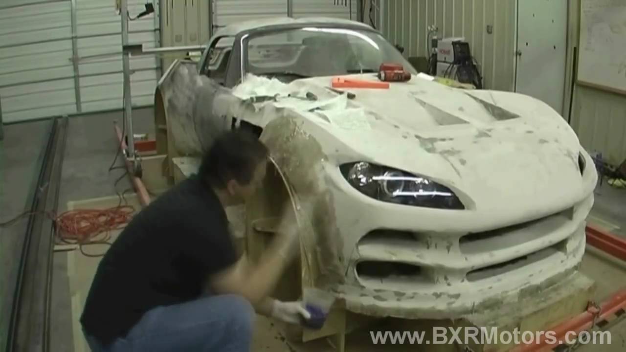 Bailey Blade XTR Car Design |  More fiberglass Fender work Time-Lapse version - Part 21