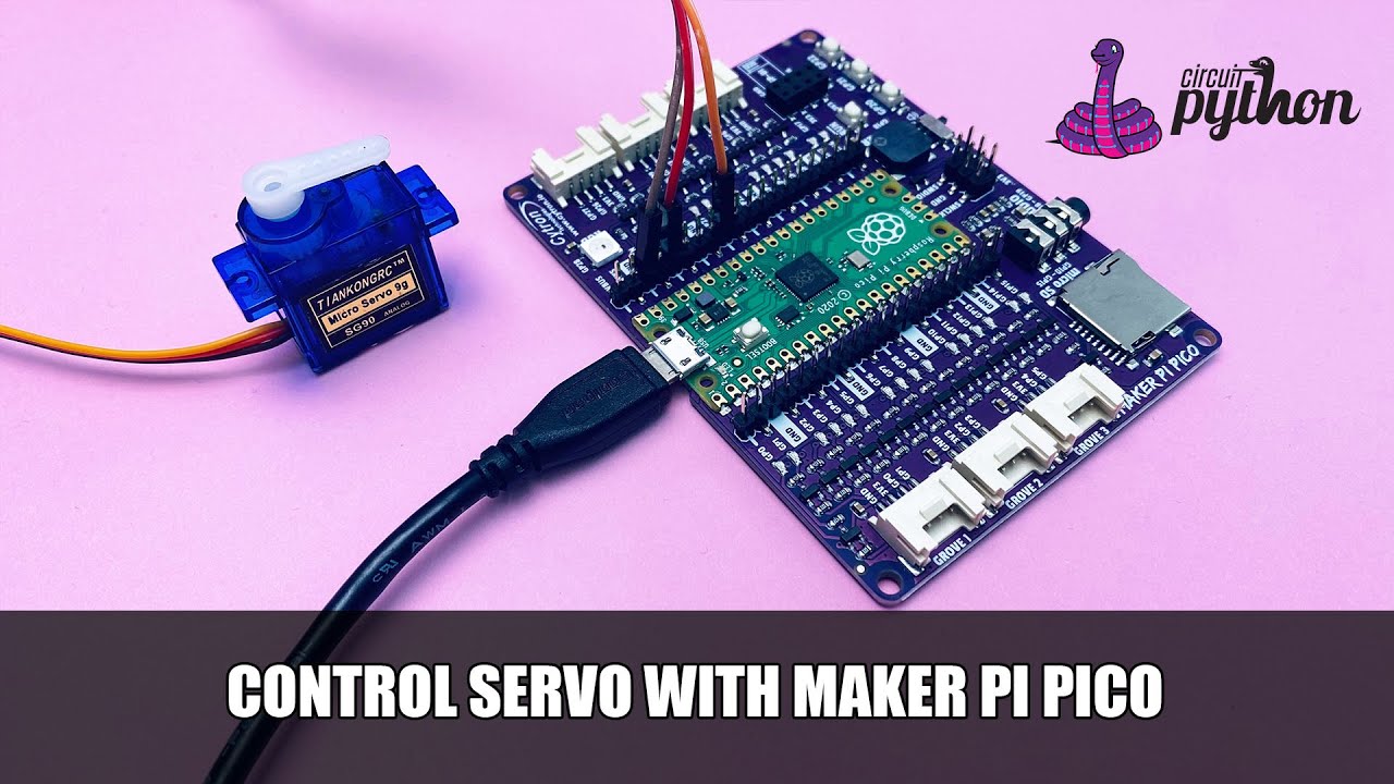 Control Servo With Maker Pi Pico (Raspberry Pi Pico) #raspberrypi #servomotor