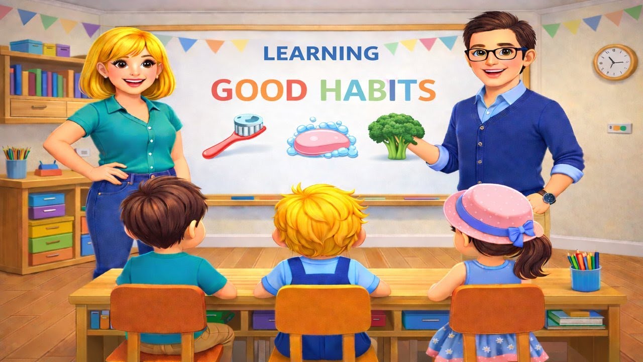 Good Habits Kids Song | Learn Good Manners | Favourite Kids Song | Kids Learning | Healthy Eating