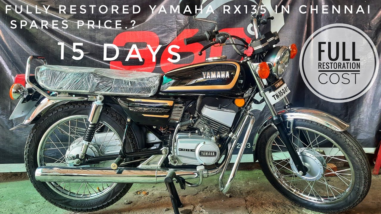 FULLY RESTORED YAMAHA RX135 WITH PRICE IN CHENNAI | OE SPARES | 360 Automotive | ARK Diaries