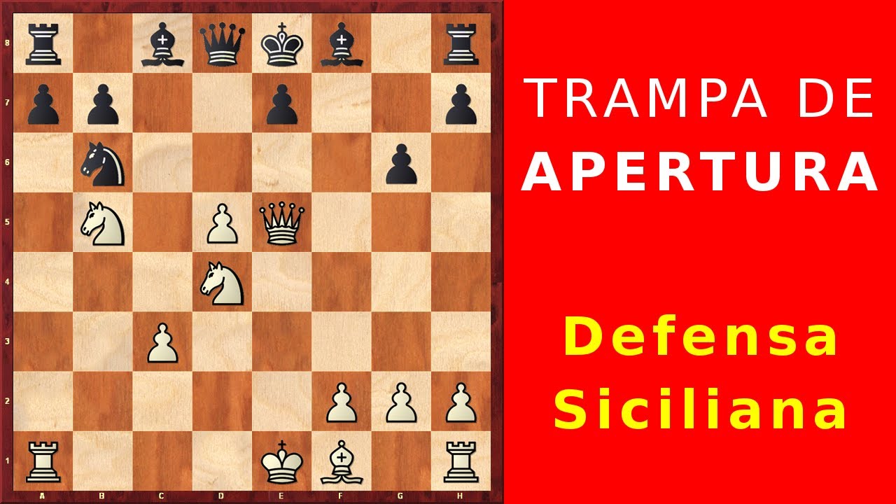 La TRAMPA de apertura MÁS peligrosa en la Defensa Siciliana