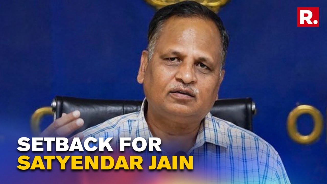 Delhi News: AAP Minister Satyendar Jain's Bail Plea Rejected In Money Laundering Case