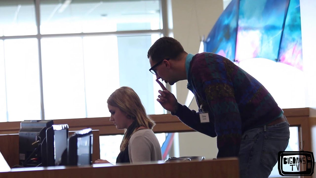 RIDICULOUS LIBRARIAN PRANK!!