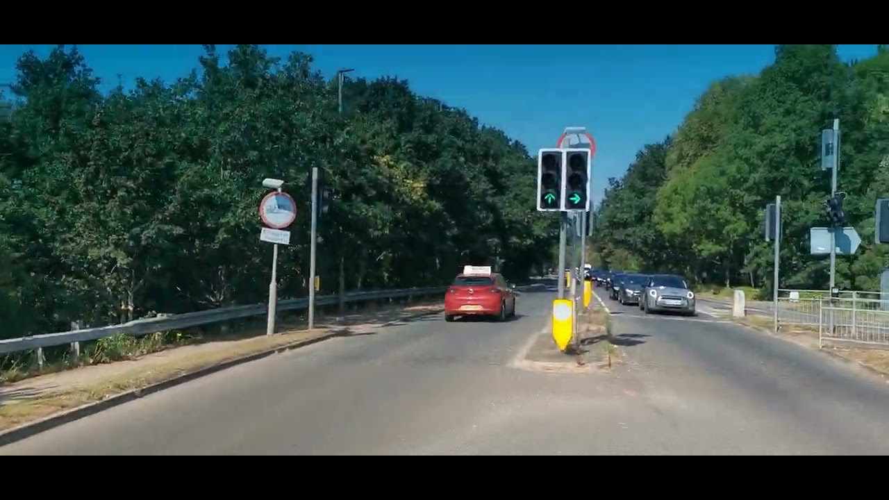 Driving from Guildford, Surrey to Kingston upon Thames, London