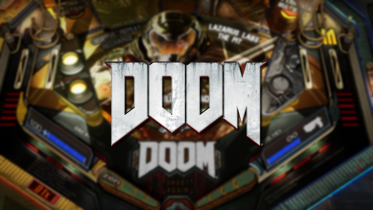 Pinball M ⚫ DOOM Pinball ► Visuals Pinball M & FX and Main Music Theme