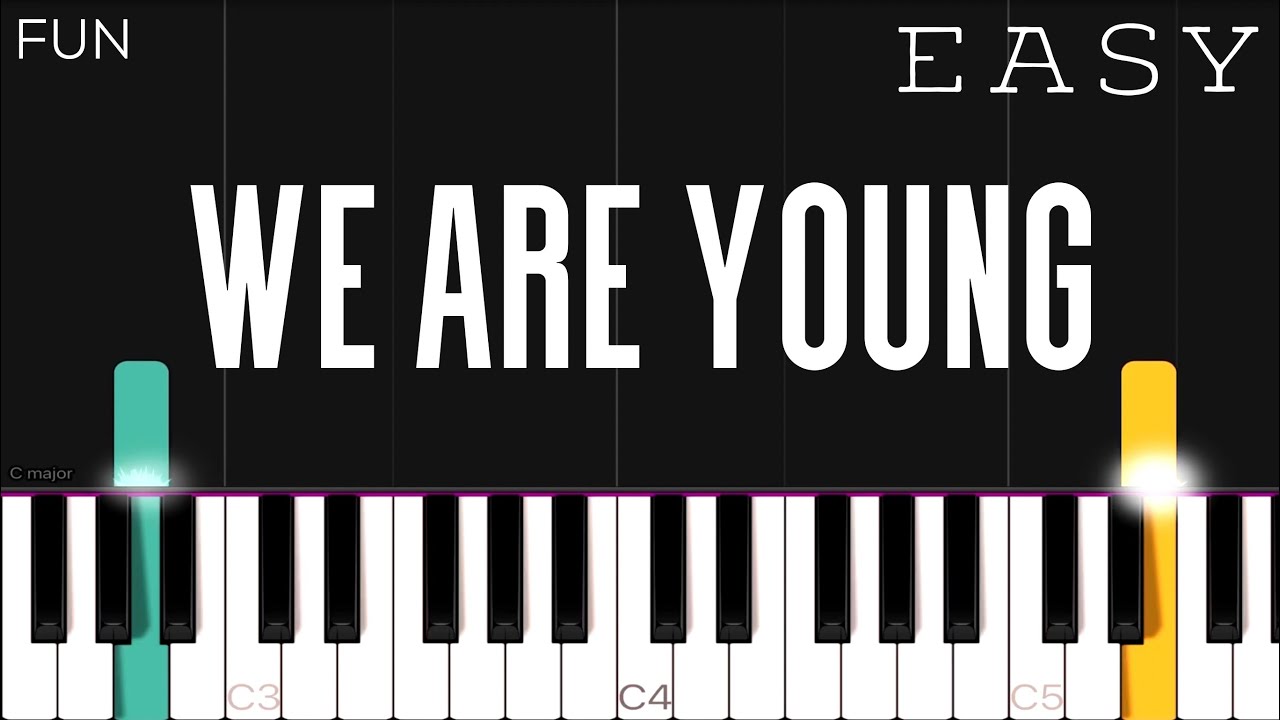 Fun. - We Are Young | EASY Piano Tutorial