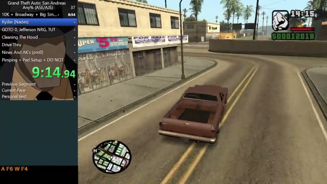 [FWR] GTA:SA Any% AJS (No 3rd party caps) in 1:49:55