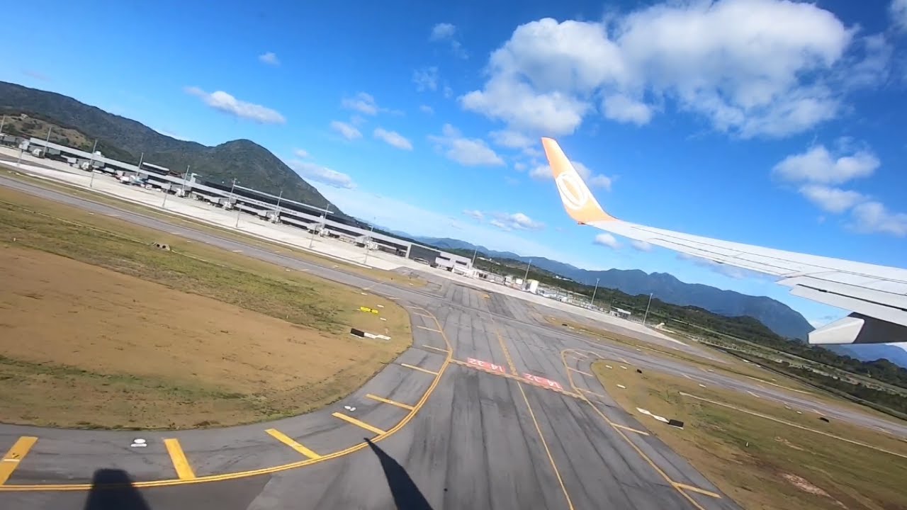 DECOLAGEM EM FLORIANÓPOLIS | GOL LINHAS AÉREAS | BOEING 737-800 | FLN - GRU