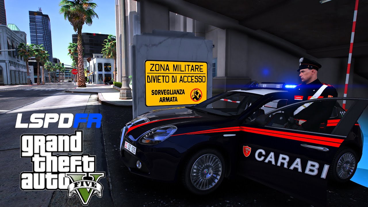 GTA V LSPDFR ITA | LOS SANTO NEL CAOS CARABINIERI IN GIULIETTA |