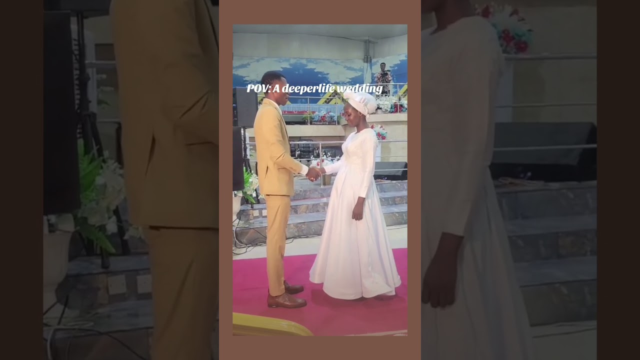 A Blessed Union at Deeper Life Church 💍✨ #winnyvlog #churchwedding