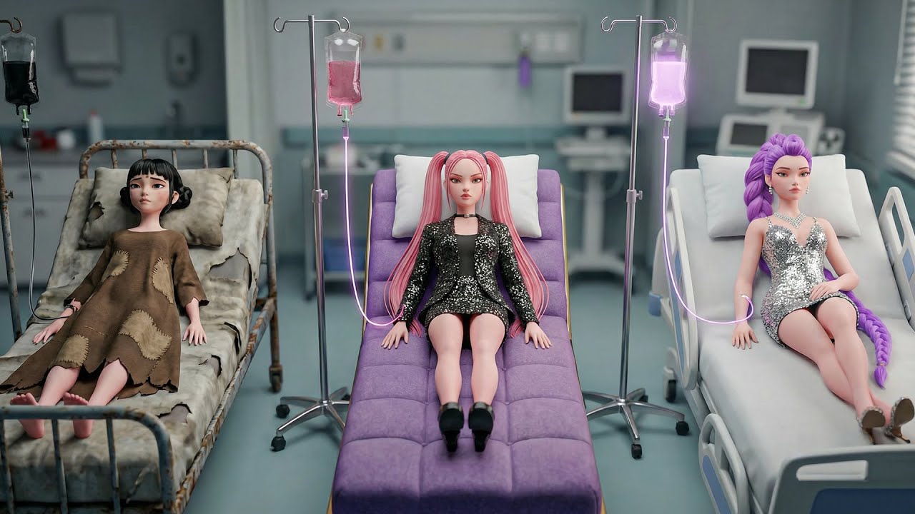 😢 Poor Zoey — The Difference Between Rich and Poor When Going to the Hospital🏥 | KPOP Demon Hunters