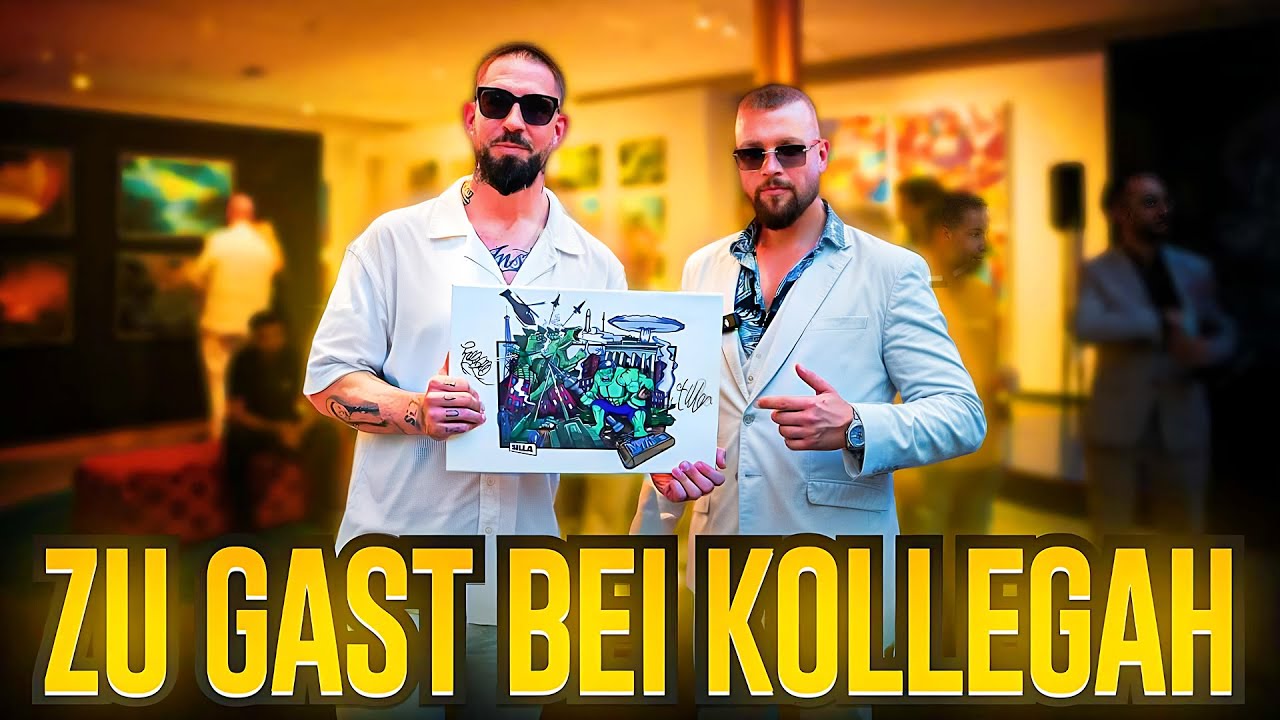 KOLLEGAH - Felix Blume Vernissage 🖼️ ASCHE & Distorted People - ABSOLUT SILLA #12