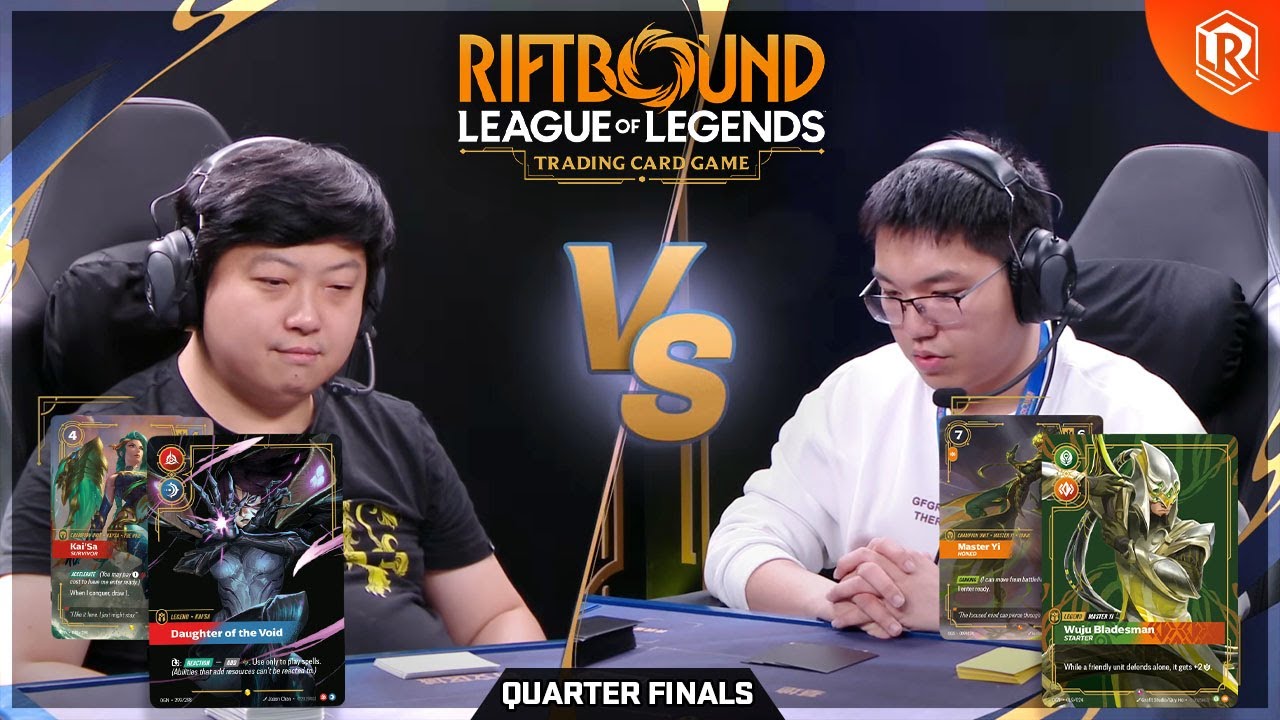 🏆 Quarter Finals - $30K Riftbound National Open | Master Yi vs Kai'Sa | Runes & Rift