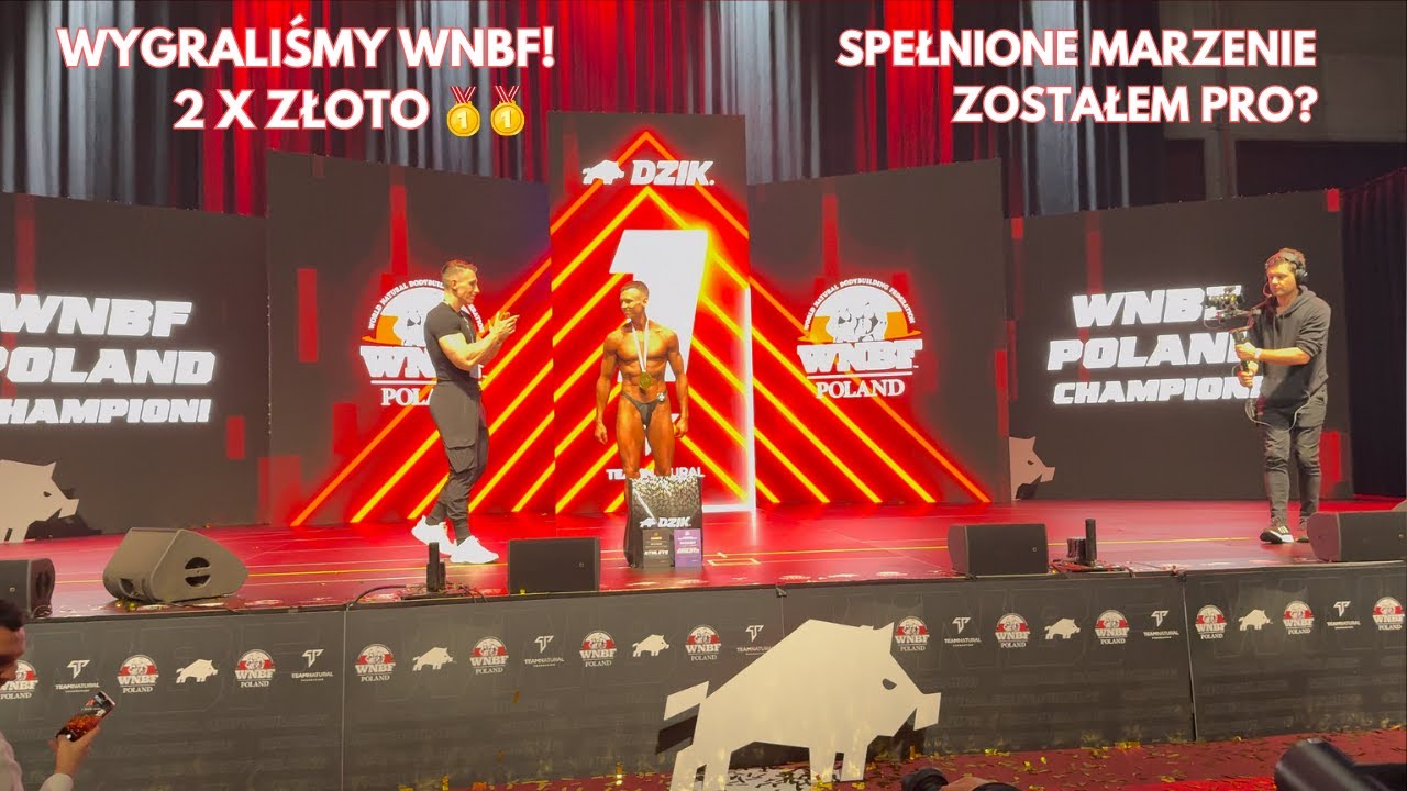 2x ZŁOTO NA WNBF! Zdobyliśmy kartę PRO? | Mój Start | Bodybuilding | Classic Physique | #14 Vlog