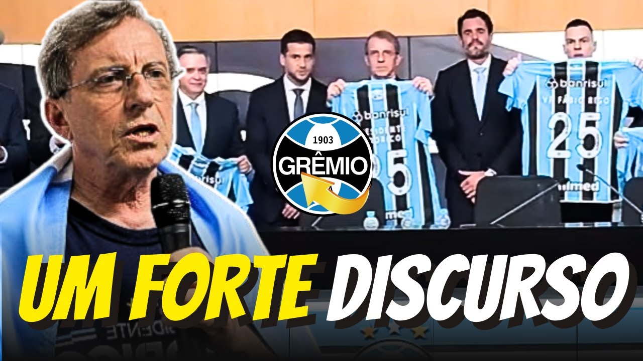 💥😍De ARREPIAR! Ou&ccedil;a as BELAS PALAVRAS de Odorico Roman COMO o NOVO PRESIDENTE do Gr&ecirc;mio!