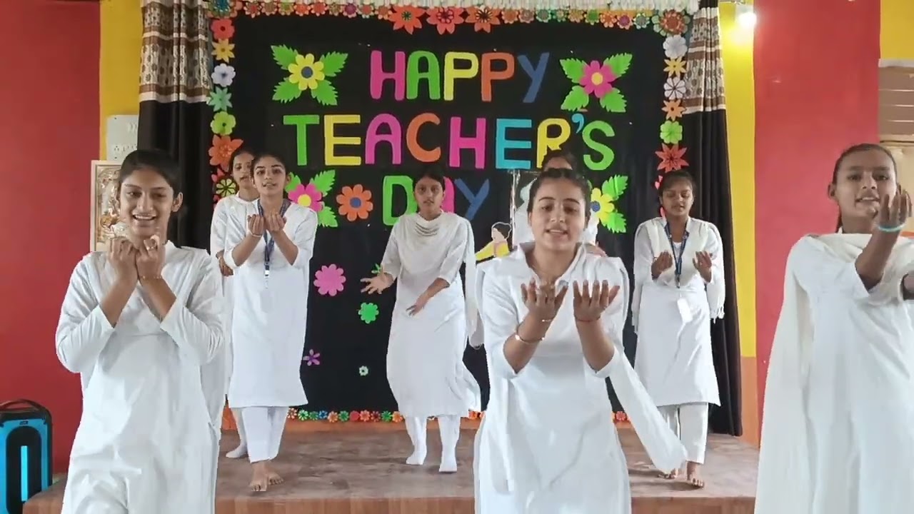 Special dance performance for teachers 💞/Teacher's day special/ Grade 9th
