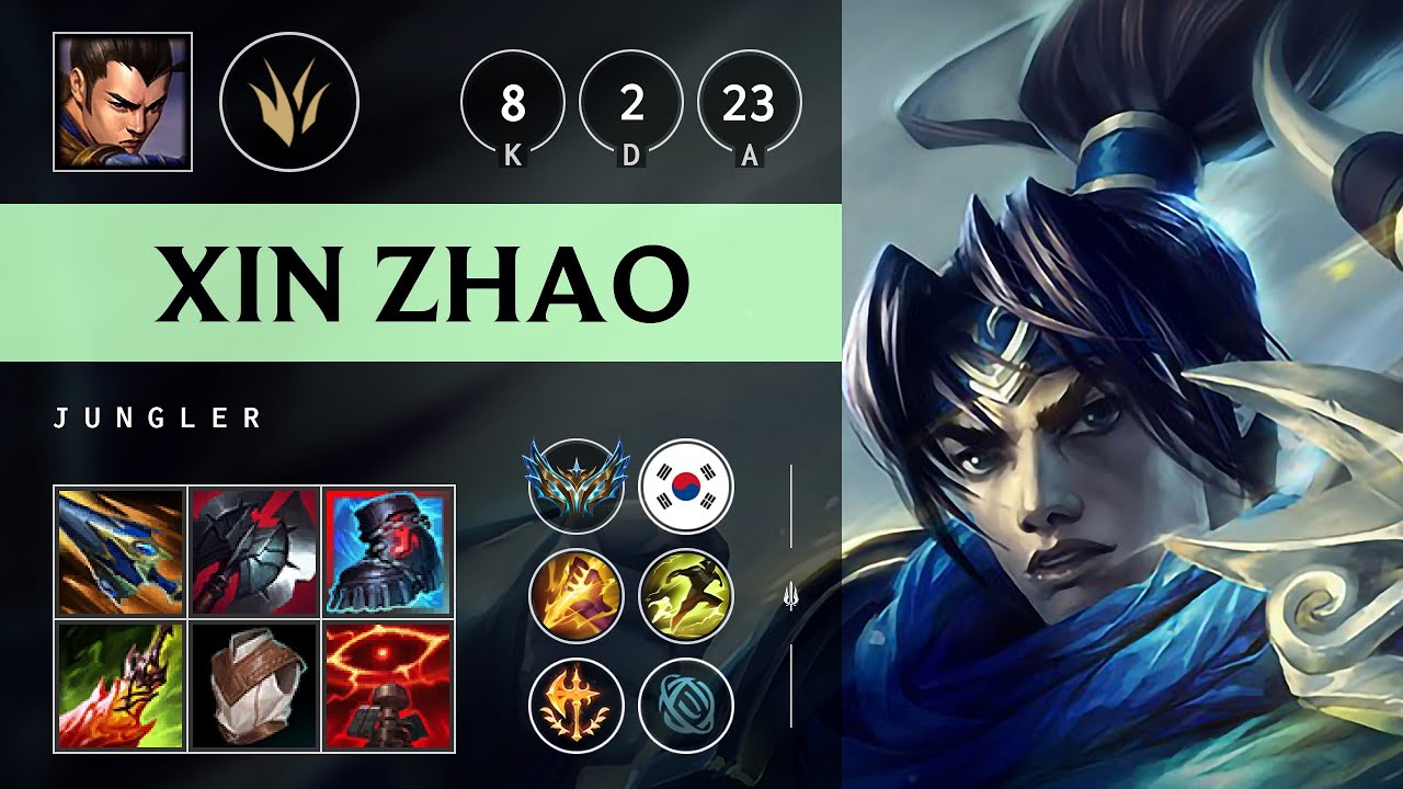 Xin Zhao Jungle vs Ambessa - KR Challenger Patch 25.16