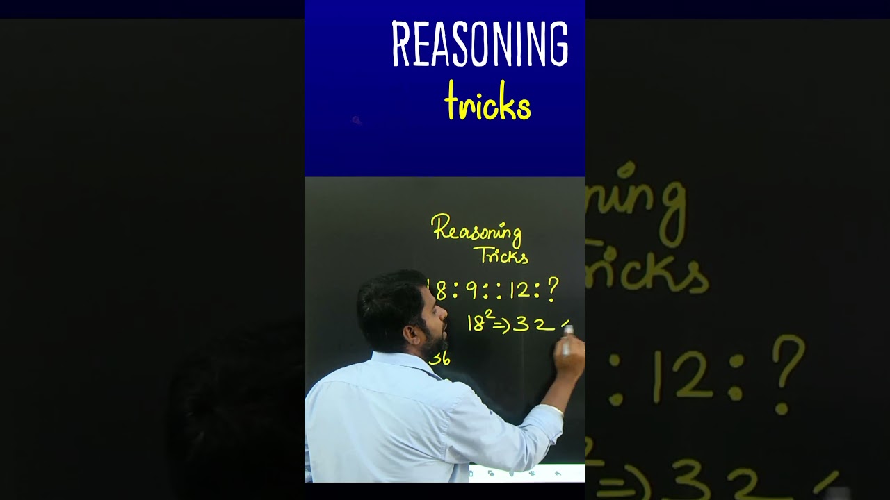 REASONING TRICKS | #reasoning #rick #reasoningtricks