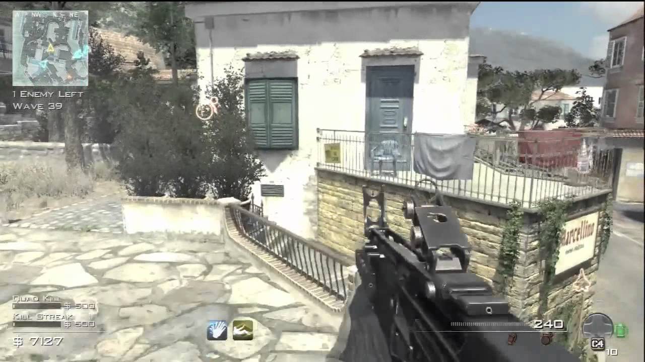 MW3: Piazza wave 45 World Record Survival Mode (1st day)