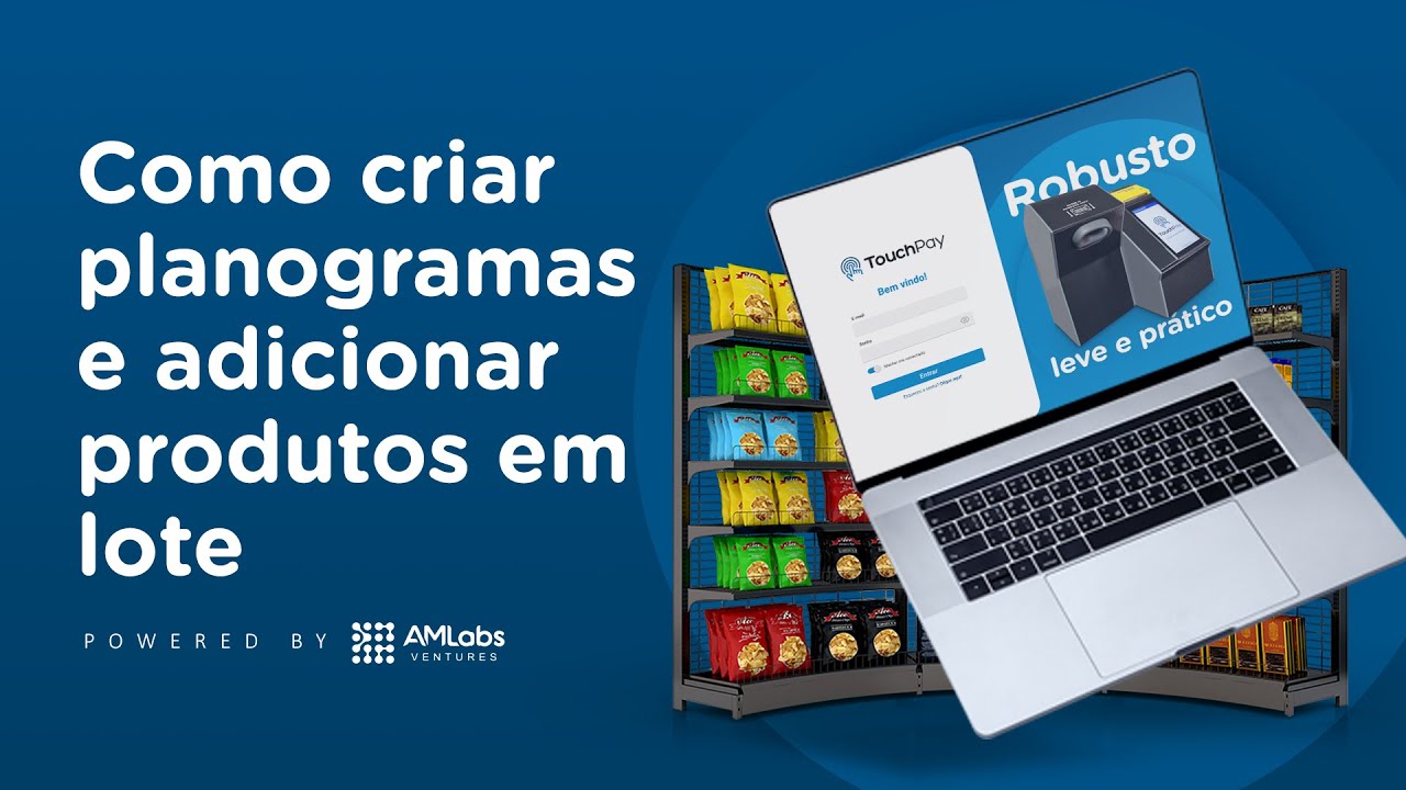 Como criar planogramas e adicionar produtos em lote