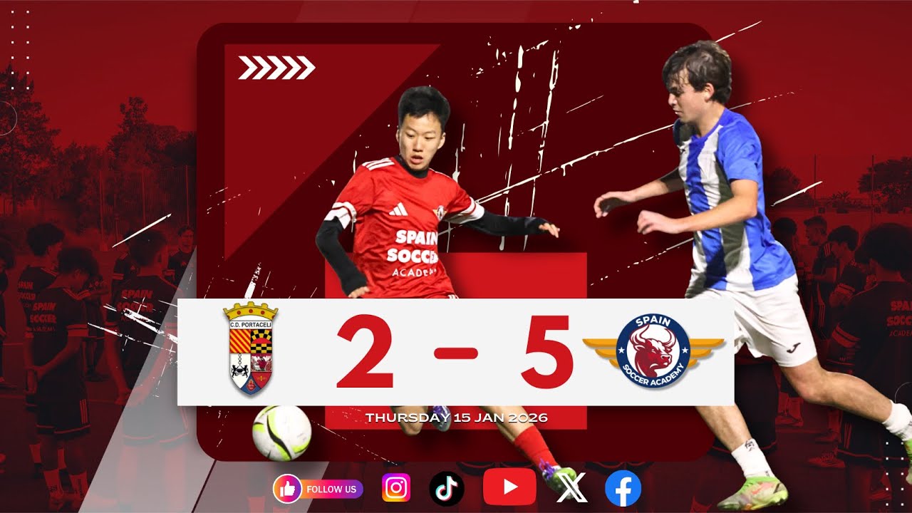 GAME 028 - Highlights CD PORTACELI U19 - SPAIN SOCCER ACADEMY