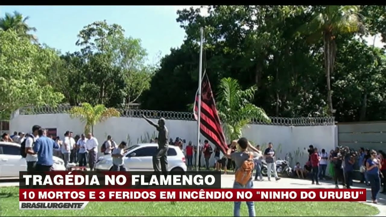 Flamengo lamenta incêndio em Centro de Treinamento