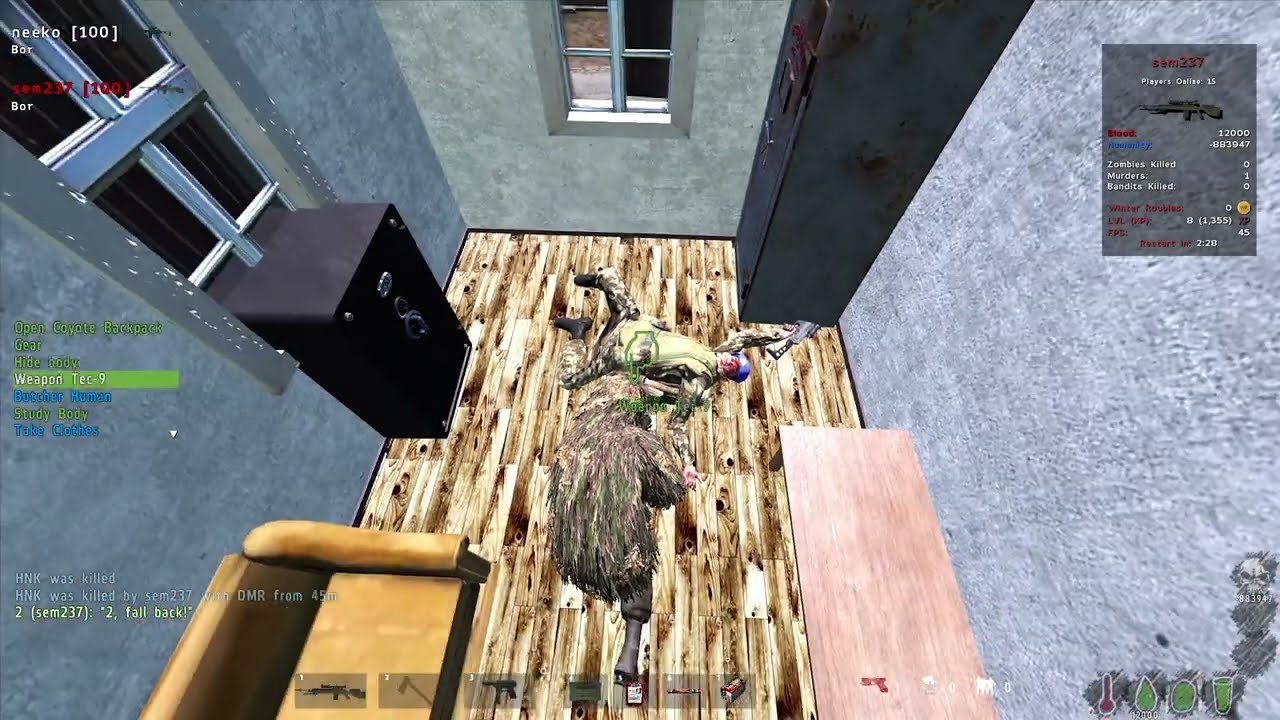 [короткая версия]ПОСЛЕДНИЙ БОЙ за 4 ЛЯМА и СЕЙФ +14k хуманити DayZ Epoch Winter Gaming