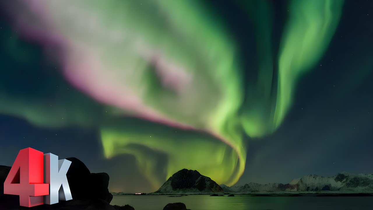 Eternal Aurora: A Living Cinemagraph in 4K | Northern Lights & Relaxing Music